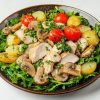 Insalata con Pollo e Funghi Porcini