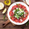 Carpaccio di Manzo con Rucola e grana Padano