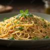 Linguine Aglio Olio e Gamberoni